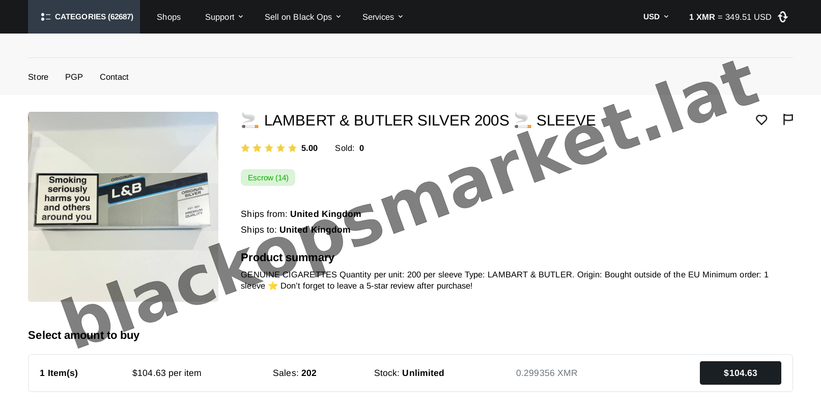 Main Market Dashboard